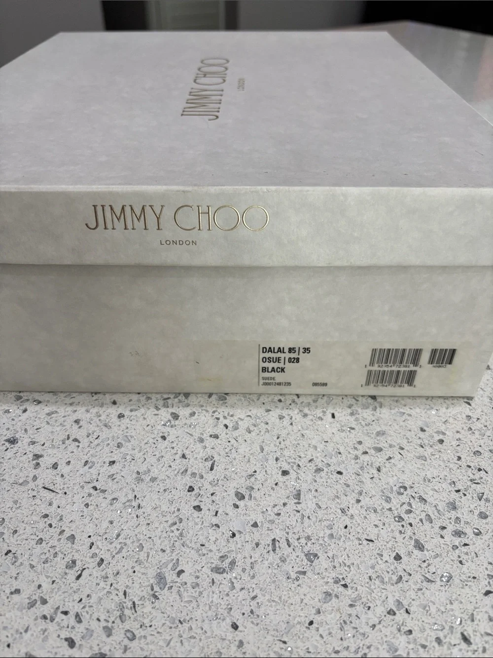 Jimmy Choo Black Suede Wrap-Ankle Heeled Boots - Picture 5 of 6